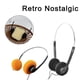 thumbnail image 2 of WAITLOVER Auriculares ligeros retro de los años 80 para Walkman, PC, MP3, portátil, ajustables, 2 of 6