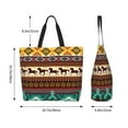 thumbnail image 6 of Horse Women's Tote Bags Reusable Grocery Shopping Bag Foldable for Beach Gym Work Daily Carry All, 6 of 6