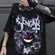 thumbnail image 3 of Unisex Pikachu impresión T-shirt hombres y mujeres parejas camisetas estilo gótico manga corta de gran tamaño tops bf estilo señoras día hombre camiseta parejas trajepangjing, 3 of 4