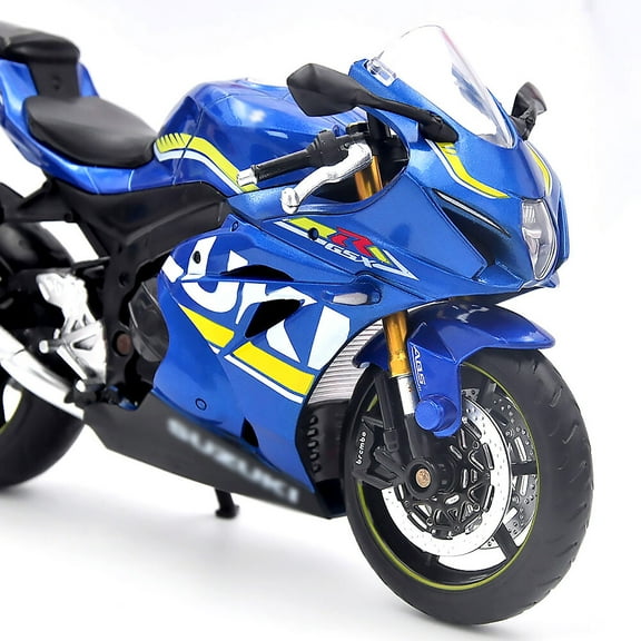 1/12 scale Suzuki GSX-R1000 alloy die-cast static motorcycle model boy toy, children's gift, collectible display piece
