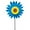 D, variant on Outdoor Windmills Sunflower shaped Large for Garden Yard and Party Decor Colorful and Durable