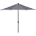 thumbnail image 3 of Safavieh Collection Extérieure Iris Fashion Line Parasol Inclinable Noir et Blanc, 9 Pouces, 3 of 4