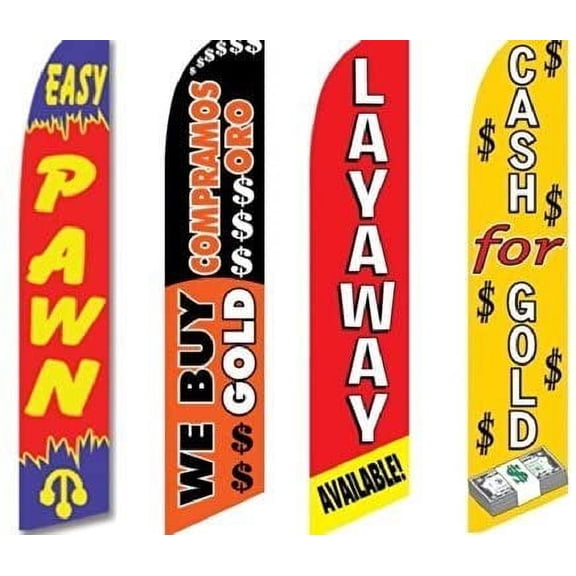 4 Swooper Flags Pawn Shop We Buy Cash For Gold Sell Spanish English Layaway