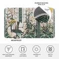 thumbnail image 4 of Vintage Dragonfly Doormat Outdoor Entrance 16"x24", Pastoral Botanical Teal Spring Summer Absorb Moisture Dirt Door Mats, Non-Slip Rubber Backing Floor Mats Indoor, Low-Profile Front Door Rugs, 4 of 9