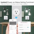 thumbnail image 3 of FrostHike Smart WiFi Power Dimmer Plug, Brightness Adjust Timer Socket, Life App Remote Control, Compatible with Alexa and Google Home White, 3 of 5
