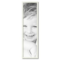 ArtToFrames 12" x 46" White Picture Frame, 12x46 inch White Wood Poster Frame (WOM-5140)