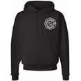 thumbnail image 3 of Fire Rescue Team Double Sided Hoodie Sweatshirt Printed Firefighter Dept. First Responder Warm Hooded Pullover (NavyBlue, 3X-Large), 3 of 16