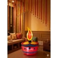 thumbnail image 4 of Diwali Inflatable Diya, 4-ft LED Blow Up Outdoor Yard Decoration, 4 of 5