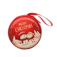 thumbnail image 1 of Monedero navideño, mini cartera de dibujos animados, monedero compacto y moderno para monedas, pequeño para joyas y baratijas, ideal para fiestas muñeco de nieve anciano, 1 of 7