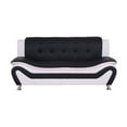 thumbnail image 4 of Home Square 3-Piece Set with Sofa and 2 Club Chairs in Black & White, 4 of 11