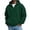 Dark Green#120927UU, variant on Hearthz Mens Zipper Hoodie Green Long Sleeve Drop Shoulder Men's Sweatshirts Oversized Y2k Trendy Streetwear Zipper Hooded Sweatshirt Men