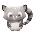 thumbnail image 2 of Taza de café de cerámica, taza de té atractiva, taza de jugo de leche novedosa, taza de leche de té de la mañana, taza de animal para Navida Mapache, 2 of 8