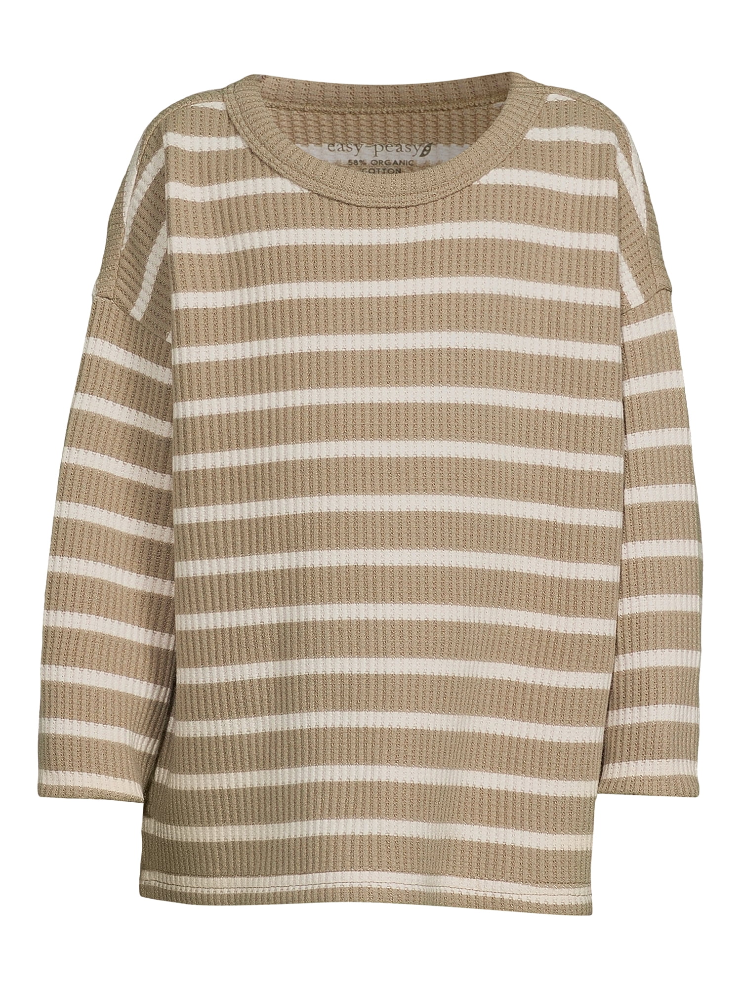 easy-peasy Toddler Boy Long Sleeve Boxy T-Shirt, Sizes 12 Months-5T