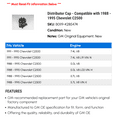 thumbnail image 2 of Distributor Cap - Compatible with 1988 - 1995 Chevy C2500 1989 1990 1991 1992 1993 1994, 2 of 2