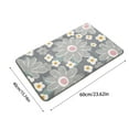 thumbnail image 3 of Bathroom Floor Mat, Microfiber Inkjet Printing Bathroom Absorbent Foot Mat, Bedroom Door Mat Non Slip Mat, Great for Bath, Shower, Bedroom, or Door Mat, 3 of 6