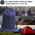 thumbnail image 4 of Tent Bag. For Inflatable Mattress, Flip, Bleacher, Booster Seat, Dog Bed, Moving 24”x14” NAVY BLUE, 4 of 9