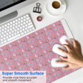 thumbnail image 4 of Long Mouse Pads for Desk,Pink Cartoon Unicorn Dessert Pattern Desk Mats on Top Of Desks, Desk Mouse Pad Extra Large with 3mm Non-Slip Base and Stitched Edge for Gaming,Office,Work,Home 31.5"x15.7", 4 of 6