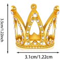 thumbnail image 2 of Tiara con forma de minicurona Fulanfudi para decoración de tartas, 16 unidades, para fiestas de bebés, 2 of 6