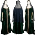 thumbnail image 4 of Disfraz de dragón de Alicent Role Hightower Cosplay de TV House, todos los estilos, disfraz femenino, vestido, pendientes, tocado, trajes de Halloween, 4 of 5