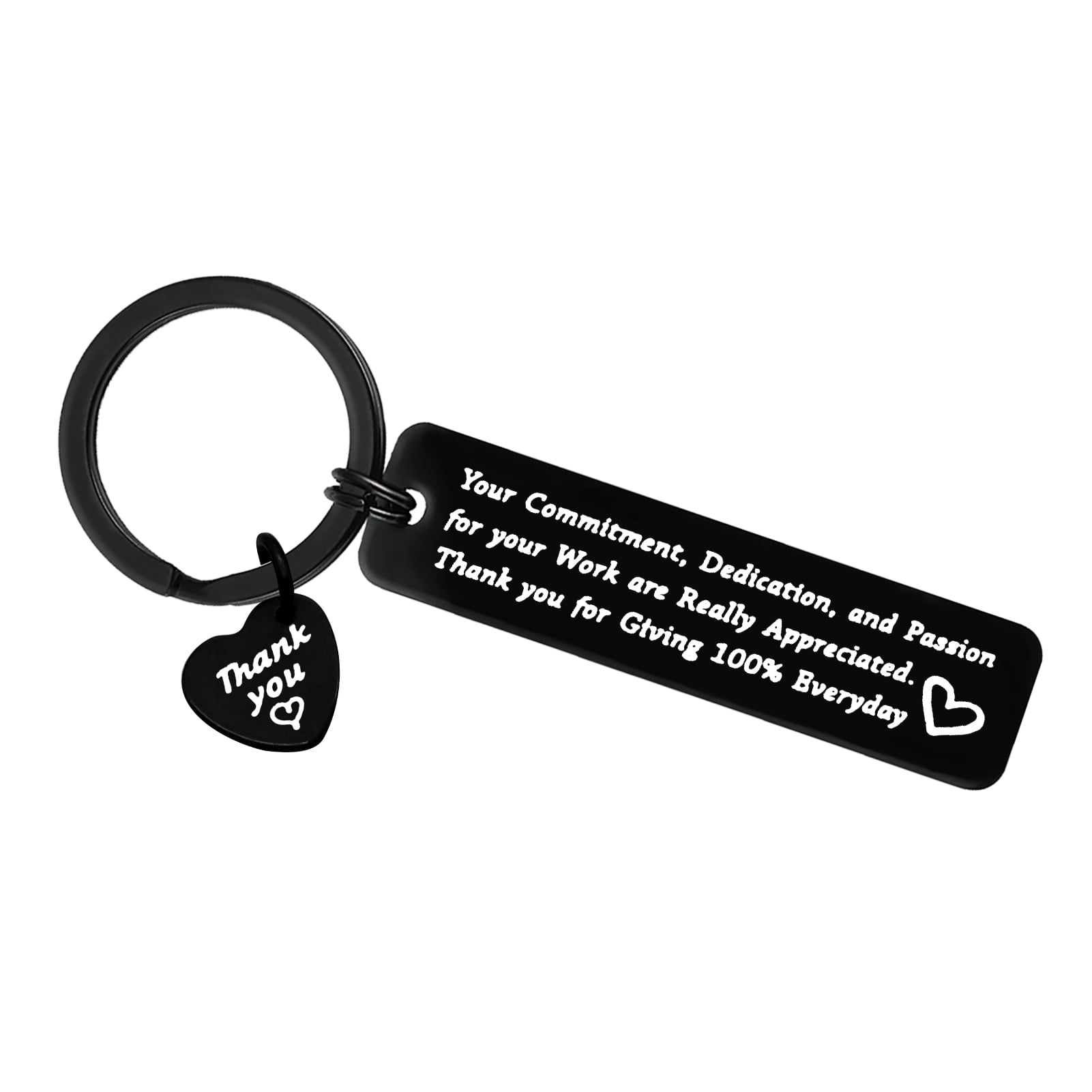 Employee Keychain Appreciation Gift Your Commitment, Passion for Your ...