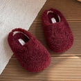 thumbnail image 4 of JAJAHO Kids Slippers Boys Girls House Shoes Winter Plush Warm Comfortable Indoor Bedroom Shoes Flat Slippers, 4 of 9