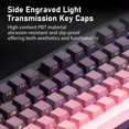 thumbnail image 3 of Teclado mecánico inalámbrico para juegos ZORNHER ZH870 Pink, 3 of 9