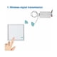 thumbnail image 3 of Kit interruptor de luz, 1 interruptor doble + 2 receptores, no requiere cable, fácil de instalar, 3 of 5