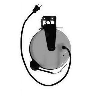 Cox Custom Power Cord Reel Black, With 50' Electrical Cord