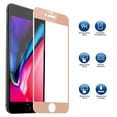 thumbnail image 2 of Goldcherry iPhone 7 Plus/8 Plus Screen Protector Tempered Glass Film Case Friendly Full Edge Anti Fingerprint Anti-Scratch Easy Install Anti-Bubble for Apple iPhone 8/7 Plus 5.5”,Rose Gold, 2 of 6