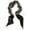 Black Gold Twill, variant on Silk Neck Scarf Printed Scarves Head Women'S Fashion Oblique Angle Satin Scarfs For Bag Hair 59” X 5.9”
