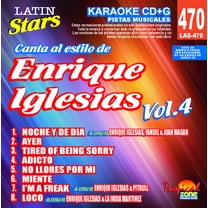 Karaoke Latin Stars 470 Enrique lglesias Vol. 4
