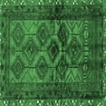 thumbnail image 1 of Ahgly Company Indoor Square Persian Emerald Green Traditional Area Rugs, 4' Square, 1 of 4
