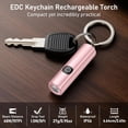 thumbnail image 2 of Rechargeable EDC Flashlight, Mini  Flash Light with 3 Lighting Modes, Memory Function, , Compact and Portable Pocket Light for Everyday Carry, ,Camping-, 2 of 6