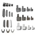 thumbnail image 1 of 24 Set Metal Zipper Head Sliders Retainer Insertion Pin Zipper Stop Accessories Plug Zipper Repair Kit For Coat Home Diy (mixed Color, Size 3/5/8/10), 1 of 2