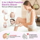 thumbnail image 2 of Maquinilla de afeitar Glide Pro 3.0, afeitadora Dusk para mujer, afeitadora eléctrica Livora 2 en 1, resistente al agua, para uso en seco y húmedo, afeitadora Silk Glide Pro con cabezal extraíble para, 2 of 5