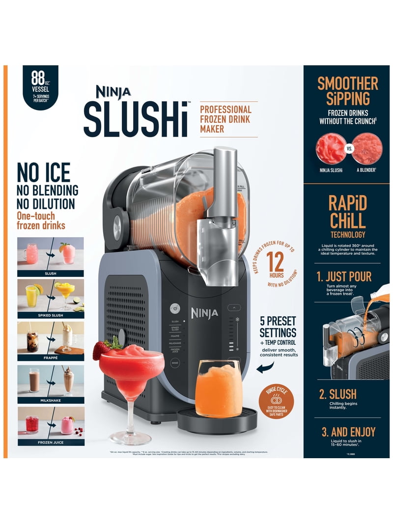 Ninja SLUSHi 88-Oz Frozen Drink Machine with RapidChill Technology