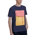 thumbnail image 2 of Bingfone Pink Ice Cream Men'S Loose Fit Short-Sleeve Pocket T-Shirt, 2 of 7