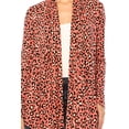 thumbnail image 5 of Women's Printed Open Front Cardigan with Asymmetric Hem Sizes S to 3XL, 5 of 5