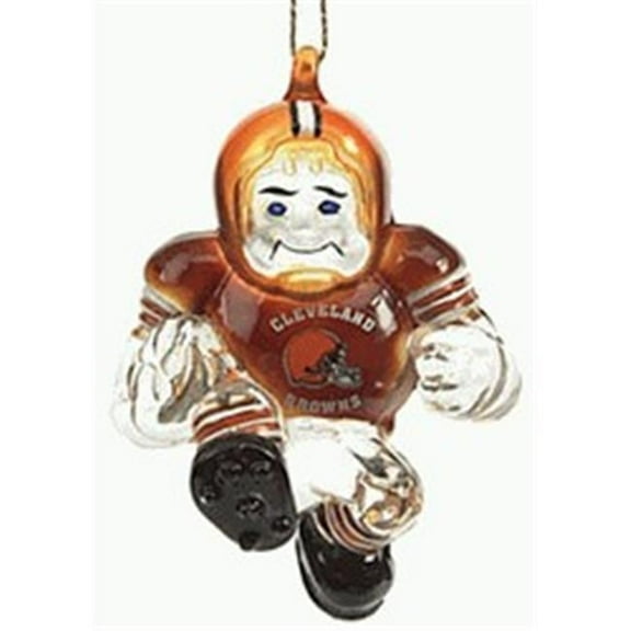 Cleveland Browns Ornament 3 Inch Crystal Halfback CO