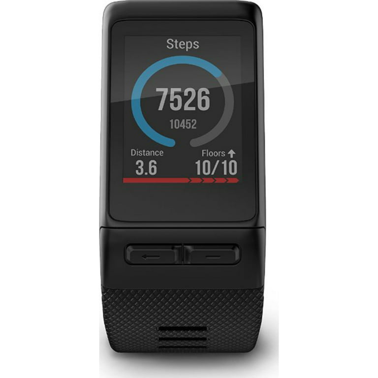 Måne Macadam cyklus Garmin Vivoactive HR GPS Smartwatch - Regular Fit (Black) Lava Red Band  Bundle includes Vivoactive HR Smartwatch and Lava Red Band - Walmart.com