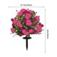 thumbnail image 3 of Adorno de suelo con flores artificiales de begonia para exteriores | Ramo de flores artificiales realista para macetas en el patio, 3 of 6