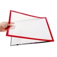 thumbnail image 4 of Unique Bargains 12"x17" Magnetic Display Frame A3 Adhesive Magnetic Sign Holder Red 5 Pack, 4 of 6