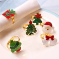 thumbnail image 1 of Dream Lifestyle 2Pcs Napkin Buttons Decorative Reusable Christmas Napkin Ring Holders Dining Room Decor Daily Use, 1 of 8
