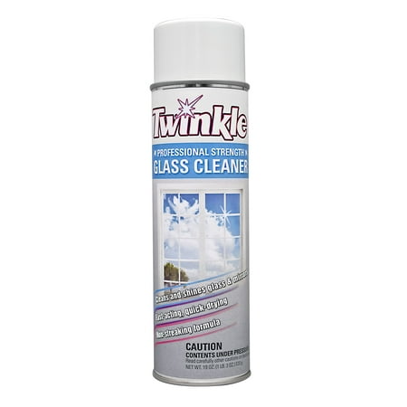 Twinkle Professional Strength Glass Cleaner, 19 Oz
