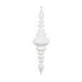 thumbnail image 1 of Vickerman M183811 41 in. White Shiny Finial Ornament, 1 of 2