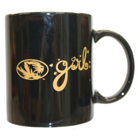 Mizzou Tigers Missou Girl Black 12oz Coffee Mug