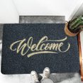 thumbnail image 2 of Welcome Doormat Welcome Doormat Polyester Fiber Welcome Mat Outdoor Rug Non Slip Entryway Indoor Outdoors Mats, 2 of 8