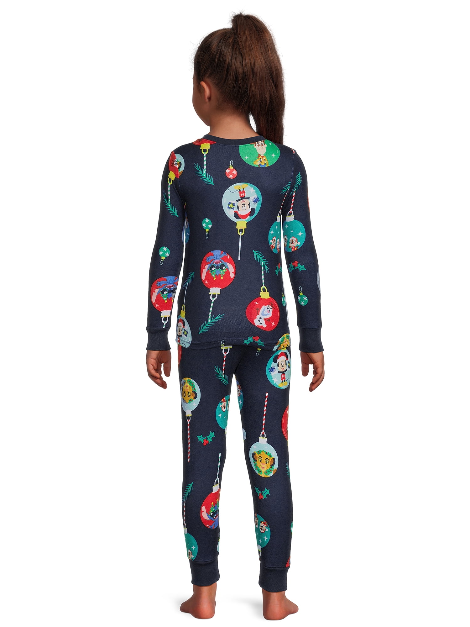 Disney's 100th Anniversary Unisex Kids Matching Family Pajamas Set, 2-Piece, Sizes 6-12