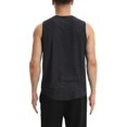 thumbnail image 3 of Men’s BIG and TALL 2 Pack Active Gym Sleeveless Shirts Crew Neck Muscle Tank Top, 3 of 5