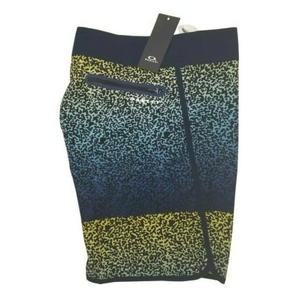 Men's Oakley Boardshort 4 Way Stretch Scalop Hem 19'' Fathom - Size 30